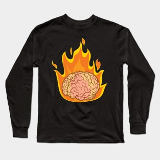 burning brain Long Sleeve T-Shirt